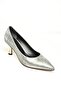 U 676034014   Platinum Glitter Low Heeled Women's Shoes - 7