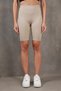 Ribbed High Waist Recovery Knitted Biker/Cyclist/Short Leggings Missta2265 - 4