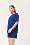 Modal Suit with Double Shorts Navy Blue - 2