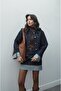Dark Navy Denim Set with Reverse Stitching Detail - 5