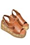 U 996755009   Tan Wedge Heeled Women's Shoes - 6