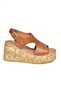 U 996755009   Tan Wedge Heeled Women's Shoes - 7