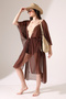 Front-Tie Long Tulle Beach Dress Pareo - 4