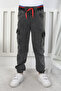 Cargo Pocket Elastic Waist Boy's Jeans 2479 - 7