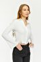 Women's Long Sleeve Crop Shirt - 4