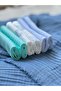 Cotton Baby Mouth Wipes Set of 6 Blue