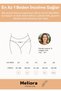 High Waist Recovery Laser Cut Seamless Stripe Non-Marking Midi Slip Skin Color Silicone Panties - 4