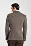 Men's Plaid 360 All Direction Stretching Slim Fit Slim Fit Mono Collar Print Blazer Jacket - 3