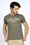 Sertiw Men's 100% Cotton O-Neck T-Shirt Green Melange - 3