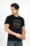 Camo Men's 100% Cotton O-Neck T-Shirt Black - 4