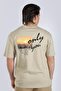 Nigel Men's 100% Cotton O-Neck T-Shirt Beige - 4