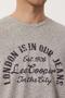 James Men's 100% Cotton O Neck Long Sleeve T-Shirt Dark Gray - 5