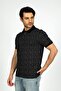 Multi Men's 100% Cotton Printed Pique Polo Neck T-Shirt Black - 4