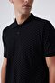 Newmixed Men's 100% Cotton Polo Neck T-Shirt Black - 4