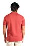 Miles Men's Pike Polo Collar T-Shirt Dark Coral - 3