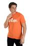 Londonlogo Men's 100% Cotton O-Neck T-Shirt Orange