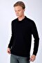 Soon Men's 100% Cotton Long Sleeve T-Shirt Black - 2