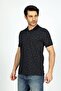 Newfresh Men's 100% Cotton Polo Neck T-Shirt Navy Blue - 3