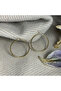 316L Colorfast Gold Steel Hoop Earrings - 2