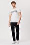 Pers Men's 100% Cotton O-Neck T-Shirt Off White