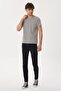 Twigos 5 Men's Pique O-Neck T-shirt Gray Melange