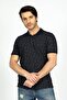 Newfresh Men's 100% Cotton Polo Neck T-Shirt Navy Blue - 2