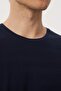 Baines Men's 100% Cotton O-Neck T-Shirt Dark Navy Blue - 5