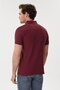 Tylen Men's 100% Cotton Polo Neck T-Shirt Plum - 4