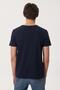 Baines Men's 100% Cotton O-Neck T-Shirt Dark Navy Blue - 4