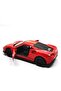 نموذج معدني للسيارة الرياضية، أبواب حمراء قابلة للفتح والإغلاق، يمكن نقلها من DieCast - 6