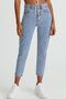 High Waist Blue Jeans - Women, Mom, Boyfriend, Snow Wash, New 2024 - 4