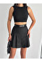 Plied Fabric Skirt with Belt Model /Plied Skirt with Tights Inside 2451