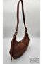 Genuine & Faux Leather Tan Pleated Model Cross Shoulder Bag - 3