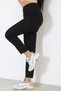 Ns-61786 Women's High Waist Black Mom Jeans Stretch Fabric Stretchy Denim Pants Slim Fit - 2