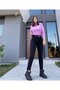 Leo Zero High Waist Mom Jeans with Stretch Pockets, Slim Fit Cotton - Slim Mom Jean