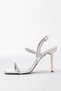 Bayaz Evening Dress Shoes Stone Heels Shoes Heeled Sandals Summer Heels - 2