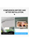 White 1pc SEAMETAL Car Interior Mirrors Sun Visor Plate LED Makeup Mirror for Girls Women Rechargeab - 3