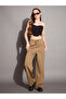 High Waist Relaxed Cut Trousers - 2