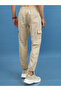 Mid Rise Drawstring Cargo Joggers - 3