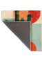 Tuğrul Collection Multicolored Abstract Sun and Cactus Patterned Woven Base Modern Decorative Carpet 43 - 5