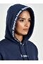 Regular Fit Slogan Print Hoodie - 4