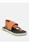 T-Strap Slingback Flat Sandals - 5