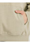 Regular Fit Regular Length Panelled Overlock Hoodie - 3