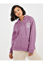 Printed hooded sweatshirt