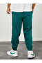 Slogan Print Oversized Fit Jogger with Slip Pocket - 4