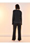 Contrast Edge Long Sleeves Top & Pants Pyjama Set - 4
