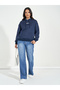 Regular Fit Slogan Print Hoodie - 2