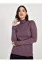 Slim Fit Regular Length Turtle Neck Cable Knit Sweater