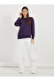 Regular Fit Longline Slogan Sweatshirt - 2