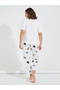 Cat Print T-Shirt & Pyjama Set - 5